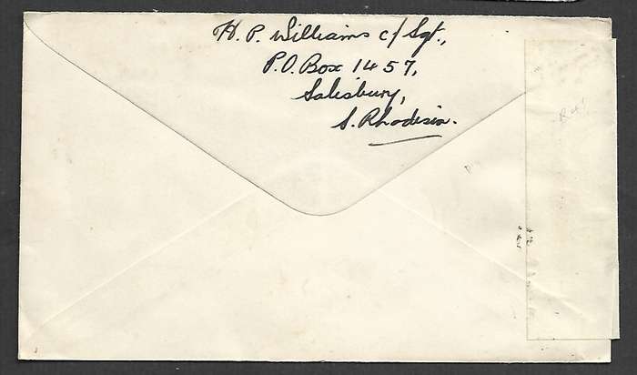 S. Rhodesia, WWII, cover 3d ???? cds > S.Africa, PASSED BY CENSOR AB No 11, h/s OPENED BY CENSOR
