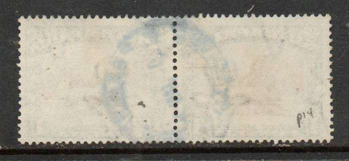 South Africa, 1927, 1/-, gnu, London printing, pair, good used