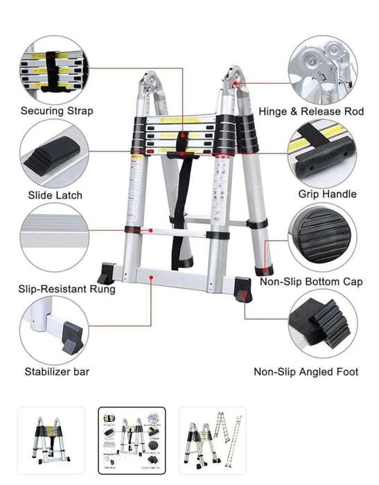 ALUMINIUM FOLDING LADDER