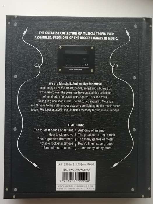 BOOK | Marshall: The Book of Loud by Nick Harper ( ISBN: 9781784722258 )