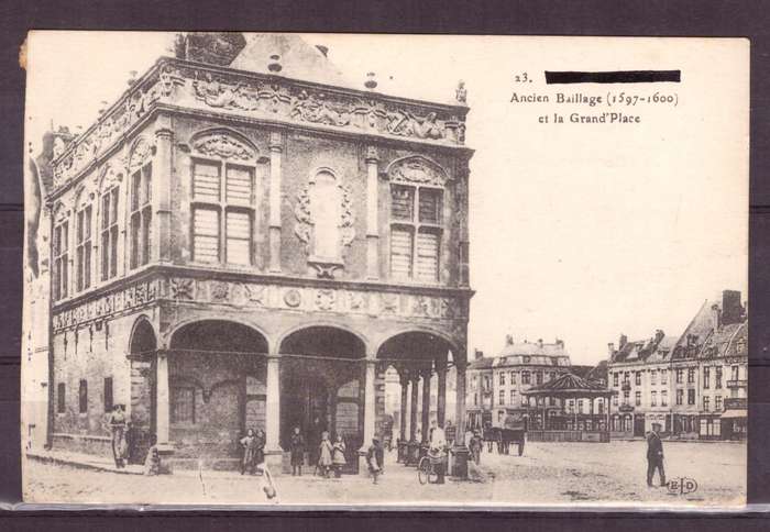 Post Cart from IWW {France} . ARMY POST OFFICE and CENSOR