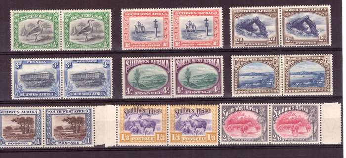 1931 SWA  [ NAMIBIA ]   SACC #103-110 MH.