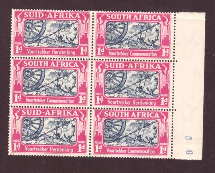 UNION of South Africa . SACC #79a. [3 Rivets]  MNH.