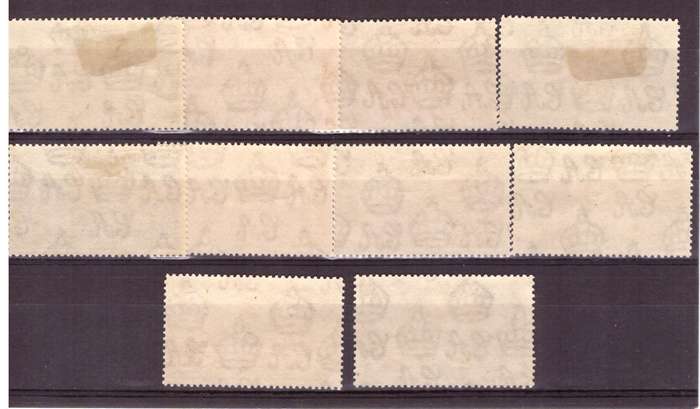 Montserrat  Scott #84-93   .1932 issue   .Full set  MH .