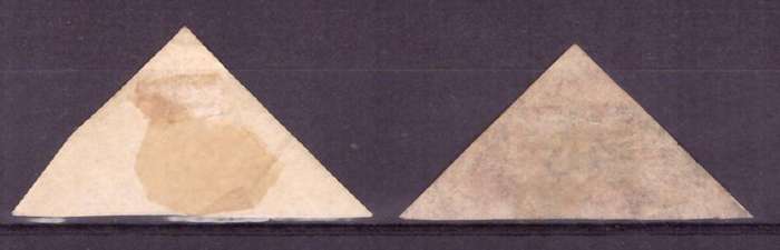 Cape of Good Hope Triangular issue 1853-1864.