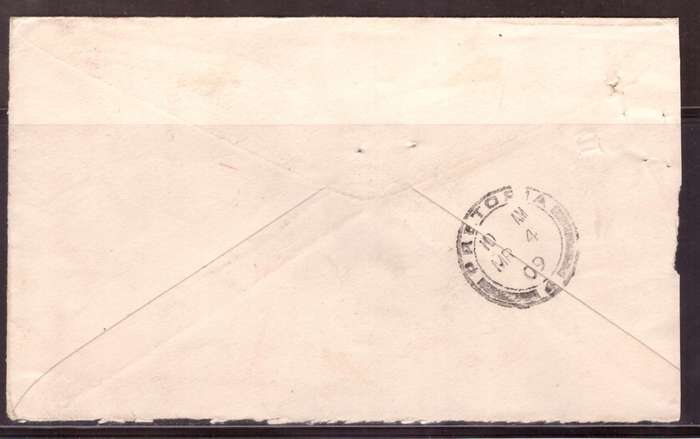 USA 1909 Cover from Pylandi USA. too Pretoria South Africa.