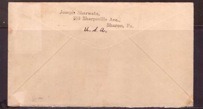USA 1932 Cover from Los Angeles Olimpiad too Bloemfontein Union Of South Africa.