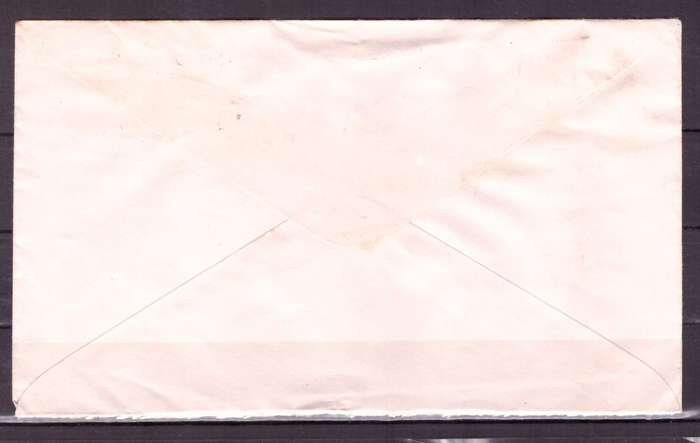 UNION  of South Africa.  Airmail from East London to Bloemfontein 1929. Cover.