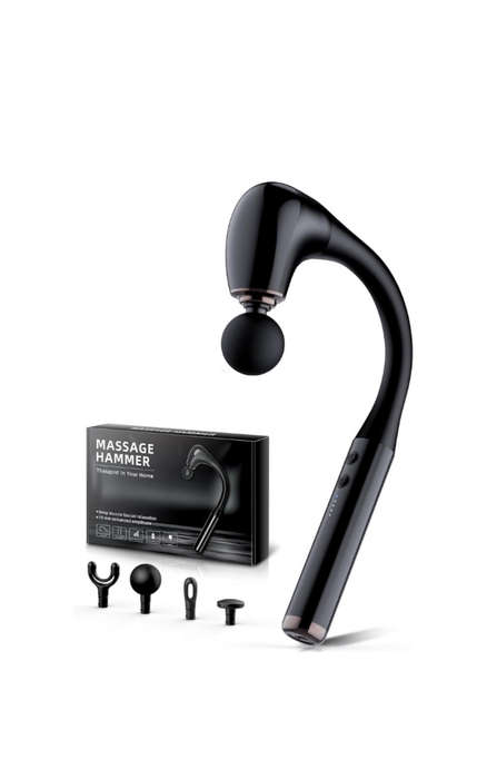 Massage Gun with Upgraded Extension Handle Deep Tissue Back Massager