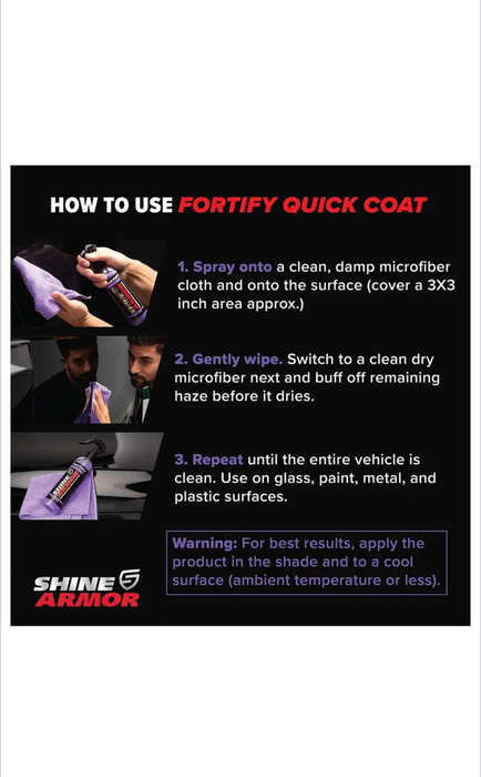 SHINE ARMOR Ceramic Coating Fortify Quick Coat