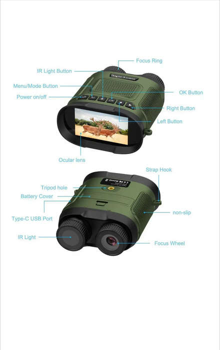 Andowl Q-NV02 Infrared Digital Night Vision Binoculars