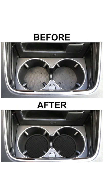 Anti-slip coasters for cars