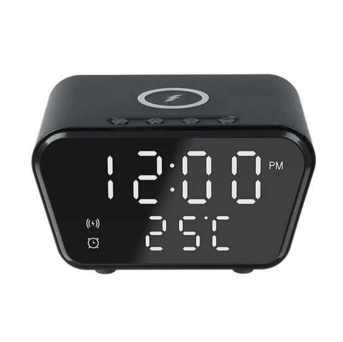 Alarm Clock with Wireless Charging