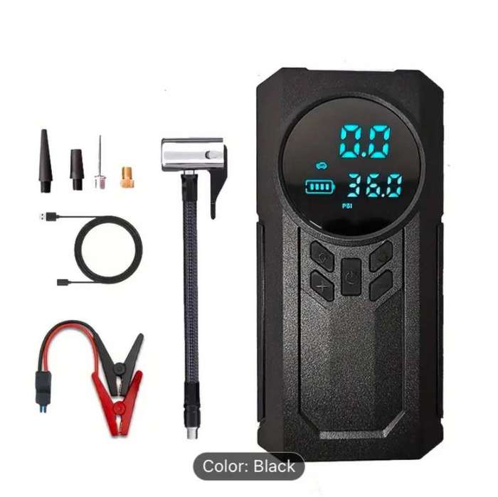 4 in 1 Car jumpstarter (1pc multifunction Portable Jumpstarter with Air compressor) GREAT SPECIAL