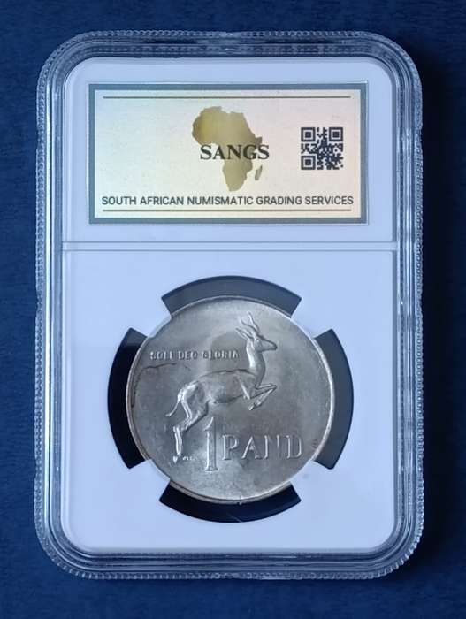 1966 South Africa , Silver R1 , Graded SANGS