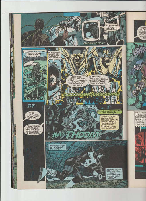 Marvel comics Deathlok (1991 1st Series) #7 rare vintage old vintage