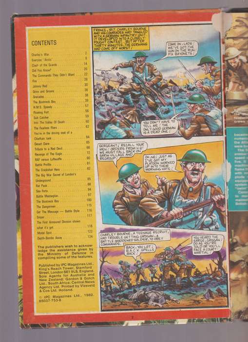 Battle Picture Weekly Annual HC (UK 1975-1988 IPC) Battle Action Force/Battle Annual #1983 comic boo