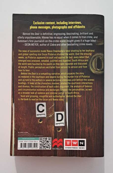 Behind The Door The Oscar Pistorius & Reeva Steenkamp Story Mandy Wiener true crime South Africa