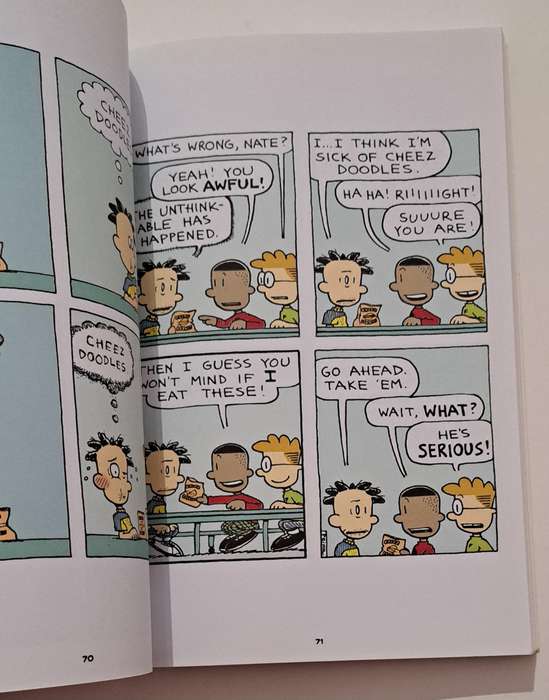 Big Nate Hug It Out By Lincoln Peirce graphic novel comic book humor comedy kids children's mystery