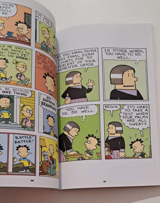 Big Nate Hug It Out By Lincoln Peirce graphic novel comic book humor comedy kids children's mystery
