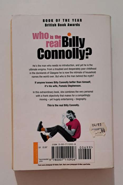 Billy Connolly by Pamela Stephenson biography comedy humor actor tv movie film memoir Scotland