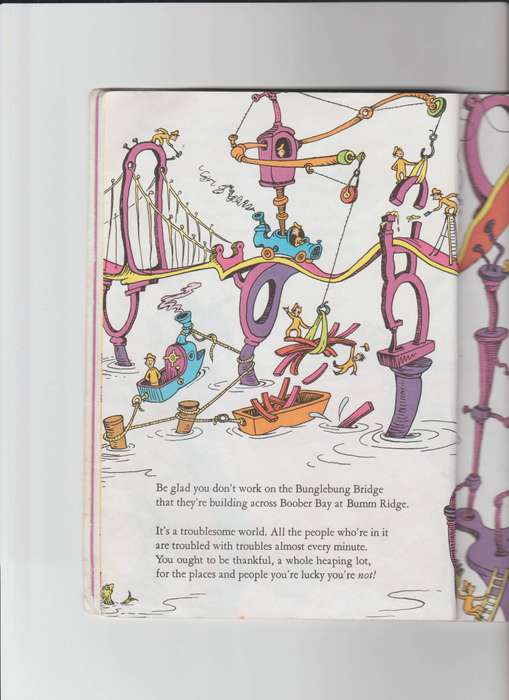 Did I Ever Tell You How Lucky You Are By Dr Seuss kids children's kids classic picture story book