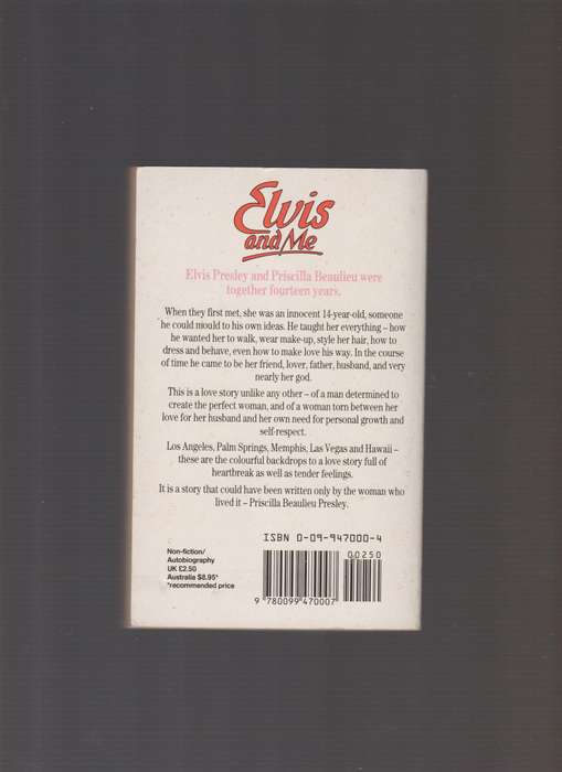 Elvis & Me Priscilla Beaulieu Presley biography rock n roll 1960's 1970's love romance music memoir