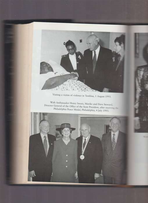 F W de klerk The Autobiography The Last Trek A New Beginning NP Party South Africa Politics history