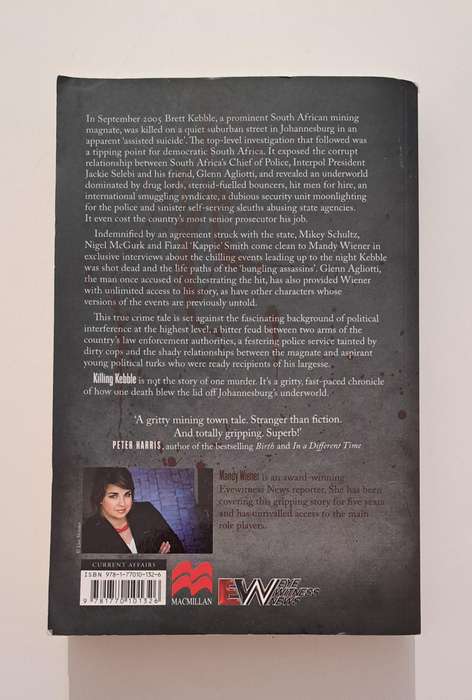 Killing Kebble An Underworld Exposed By Mandy Wiener true crime South Africa history mafia biography
