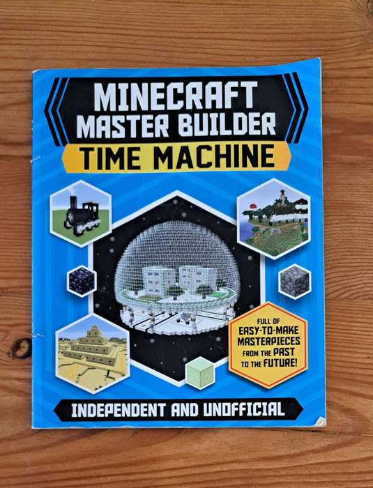 Minecraft Master Builder Time Machine gamer kids teen children gaming games programming pc console