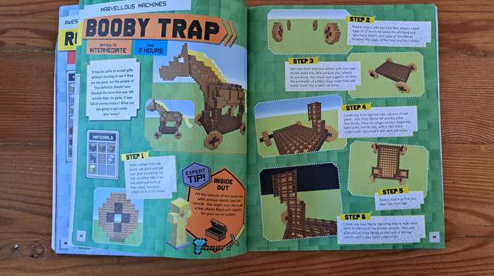 Minecraft Master Builder Time Machine gamer kids teen children gaming games programming pc console