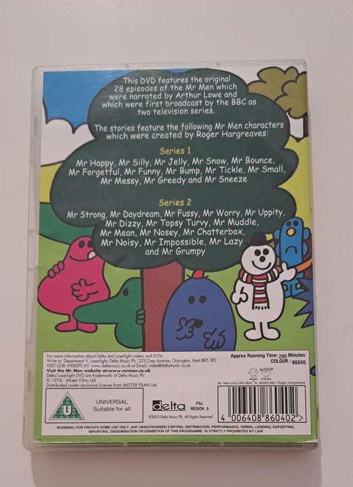 Mr Men The Complete original TV Series BBC kids children youngsters classic Roger Hargreaves
