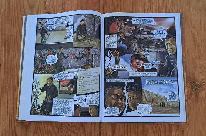 Nelson Mandela The Authorised Comic Book politics president South Africa History biography