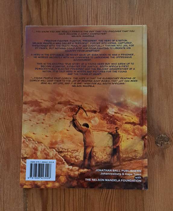 Nelson Mandela The Authorised Comic Book politics president South Africa History biography