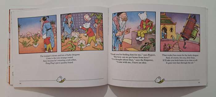 Rupert And The Dragon Sweets By Mike Trumble kids children's picture bedtime story book classic