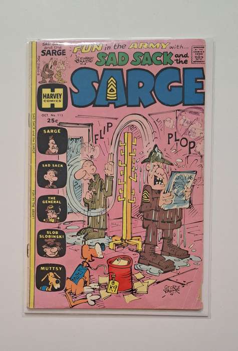 Sad Sack & Sarge (1957) Harvey comics #115 rare vintage old retro collectable