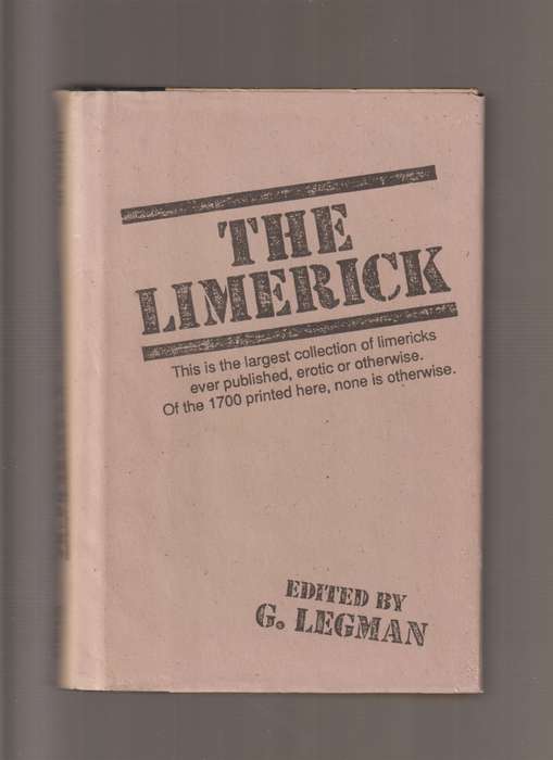 The Limerick Edited By G Legman over 1700 collection of limericks rare comedy adult humor funny