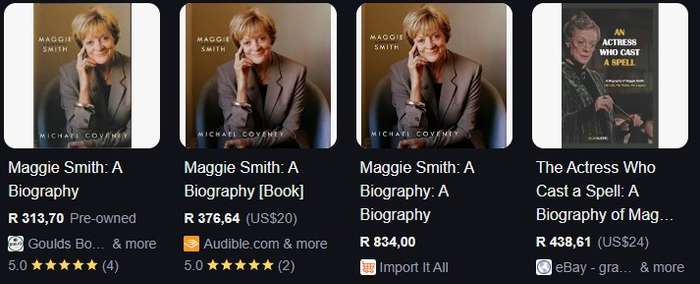 Maggie Smith A Biography By Michael Coveney biography memoir film movie actress celeb famous British