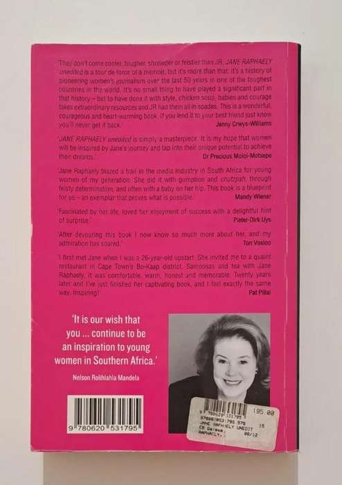 Jane Raphaely Unedited True Tales Of A Fun Fearless Female biography memoir chic lit