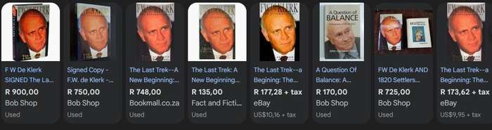 F W de klerk The Autobiography The Last Trek A New Beginning NP Party South Africa Politics history