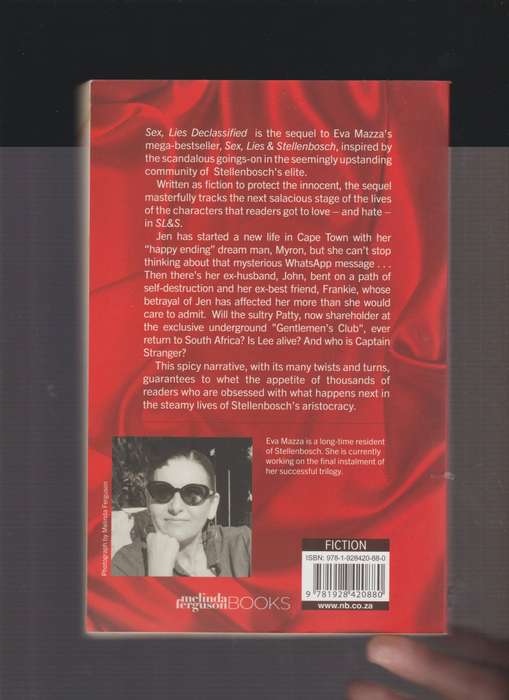 Sex Lies Declassified By Eva Mazza Stellenbosch Saga Continues romance chic lit love fiction