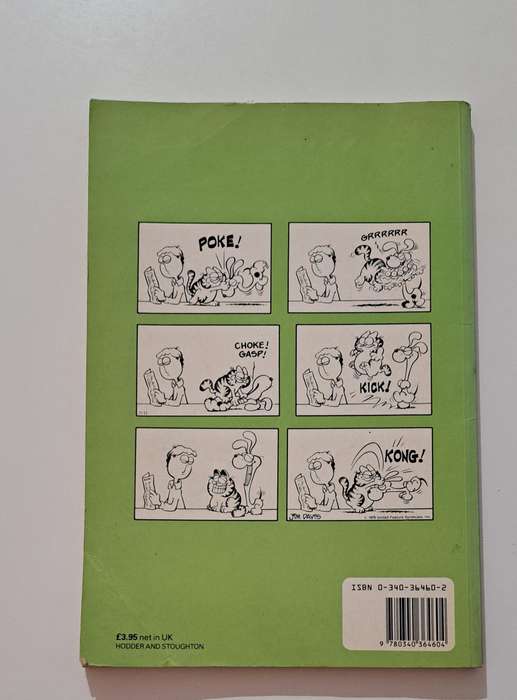 The Garfield Treasury By Jim Davis 1978 cartoon graphic novel comic book strip vintage old rare coll