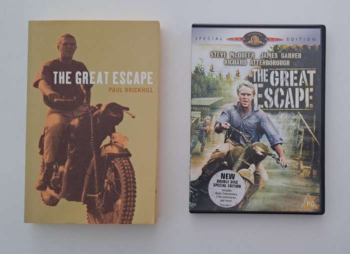 The Great Escape By Paul Brickhill book & DVD set history war military classics biography army ww2