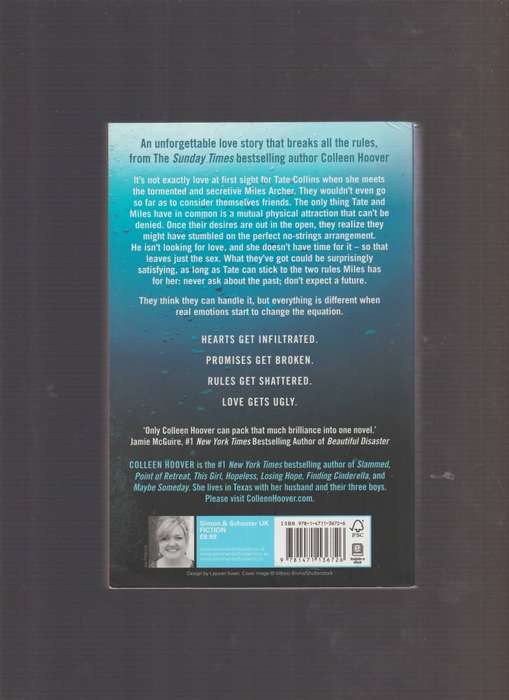 Ugly Love by Colleen Hoover romance chic lit love young adult contemporary