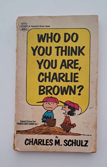 Who Do You Think You Are Charlie Brown By Charles M Schulz (1969) cartoon comic book rare vintage