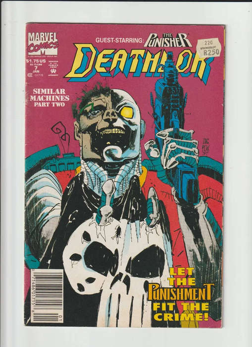 Marvel comics Deathlok (1991 1st Series) #7 rare vintage old vintage