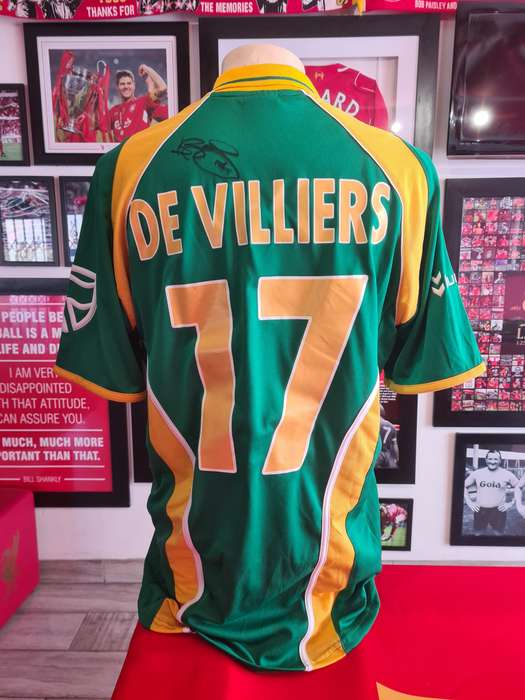AB De Villiers Signed South Africa ODI Cricket Shirt