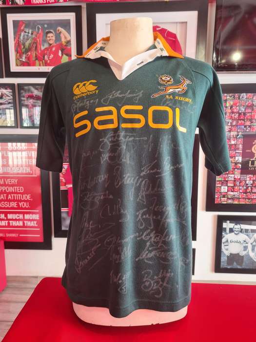 Springbok 2006 Squad Signed Rugby Jersey