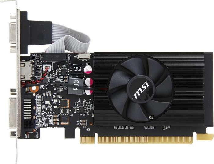 MSI GEFORCE GT 720 GPU | N720 - 2GD3LP | 2 GB DDR3 VRAM | 192 CUDA CORES
