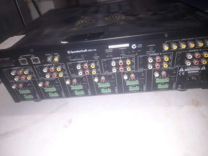SPEAKERCRAFT MZC-66 MULTI-ZONE CONTROLLER/ AMPLIFIER | 6 SOURCE | 6 ZONE